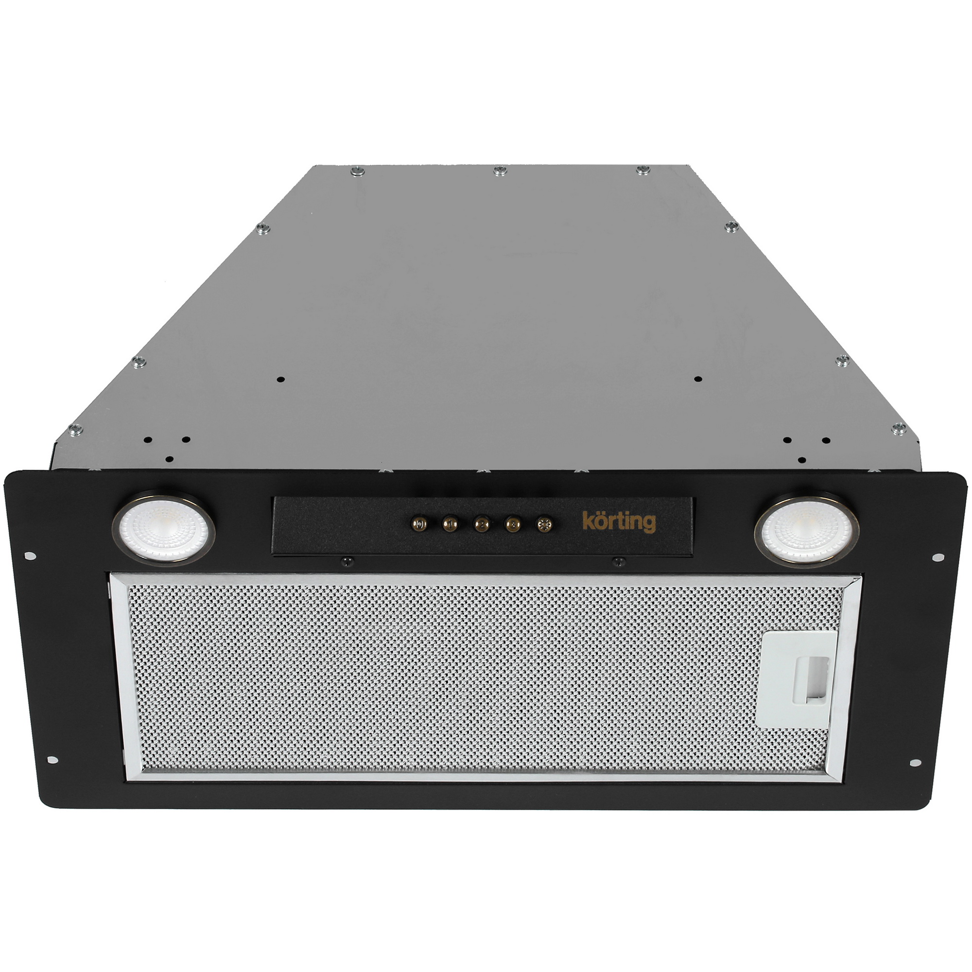 8169894 Вытяжка полновстраиваемая Korting KHI 6631 RN черный/золотистый STDN-0151043 - Вид №1