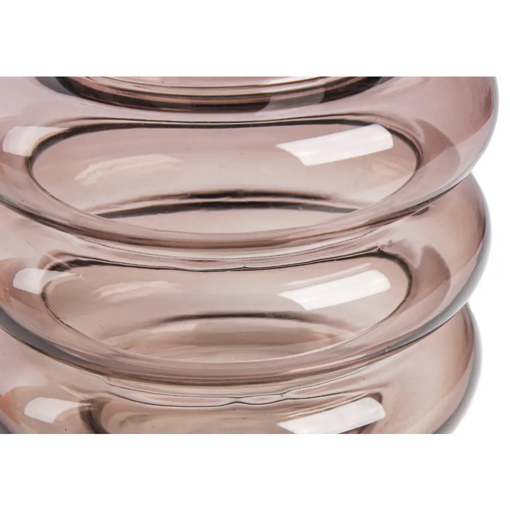 Ваза Кольца стекло цвет серый 14.2 см Santreyd STLM-2203859 - Вид №3