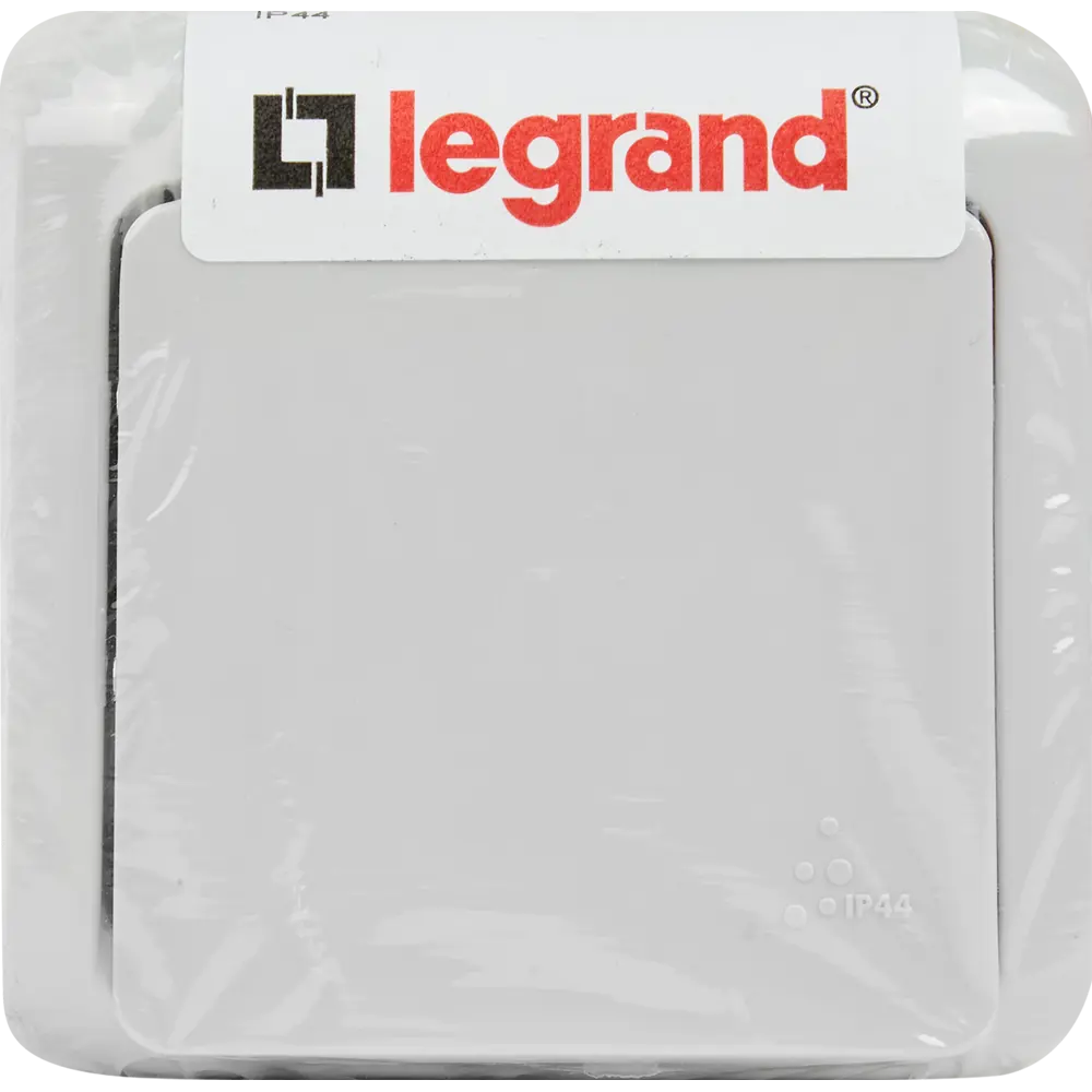 Розетка накладная влагозащищённая Legrand Quteo с заземлением со шторками и крышкой цвет серый STLM-2183962 - Вид №5