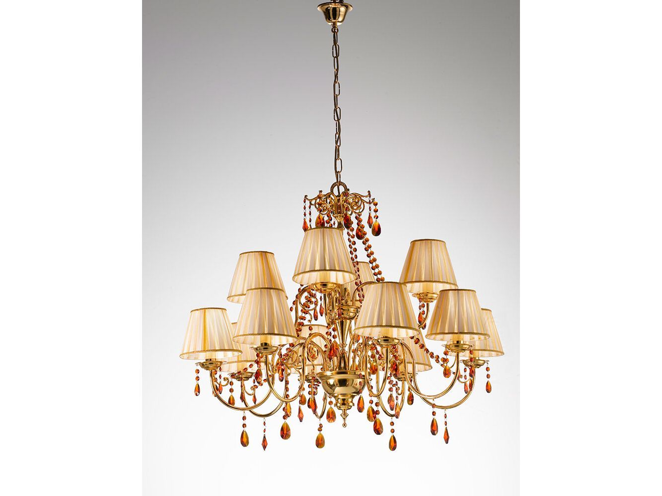 Латунный подвесной светильник Cremasco Illuminazione 4094/8+4L ARCH-00110958 - Вид №1