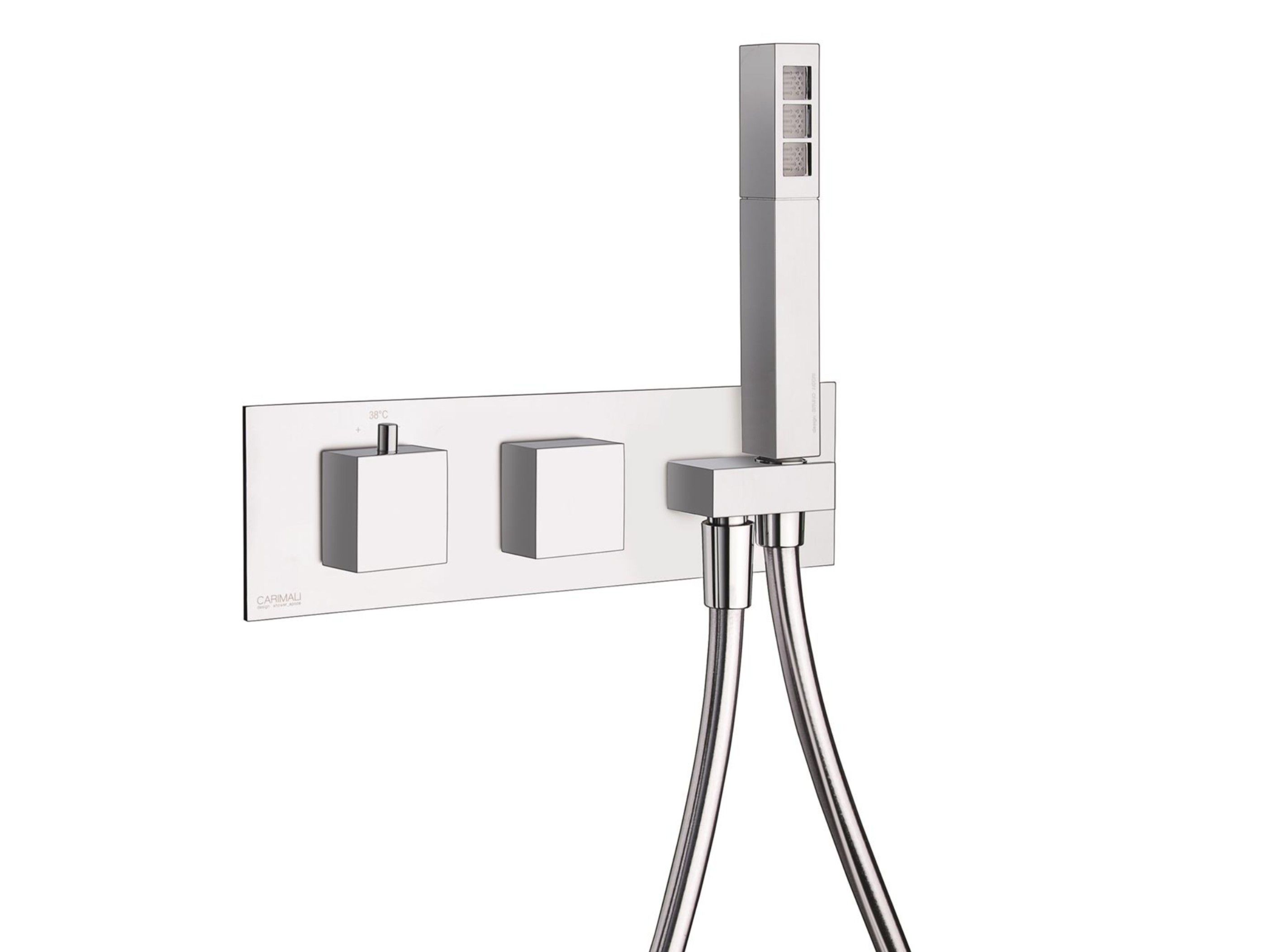 Встраиваемый термостатический смеситель для душа с ручным душем CARIMALI ilQuadro ARCH-00102658 - Вид №1