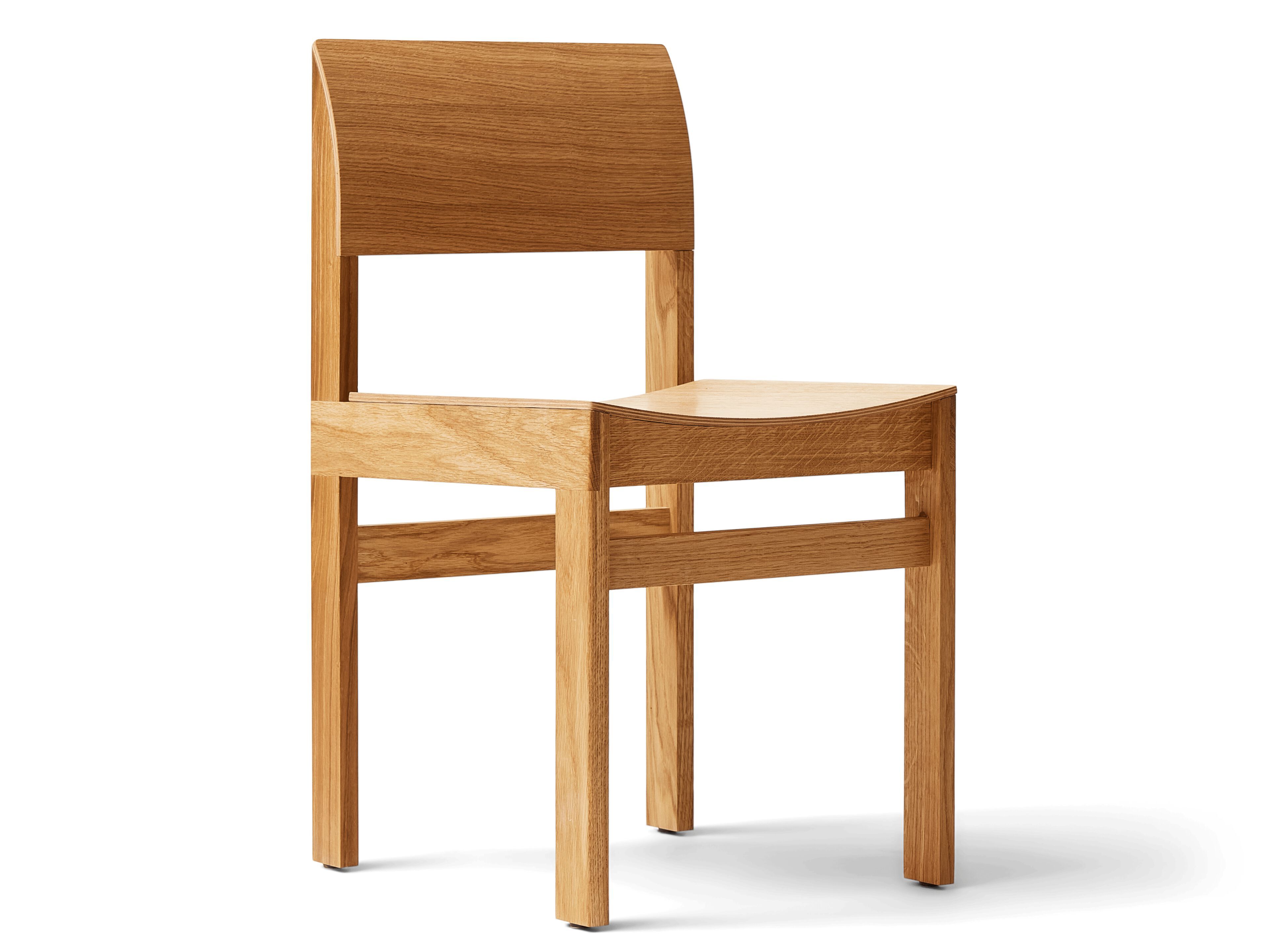 Дубовый стул с открытой спинкой Form & Refine Sonder ARCH-00063784