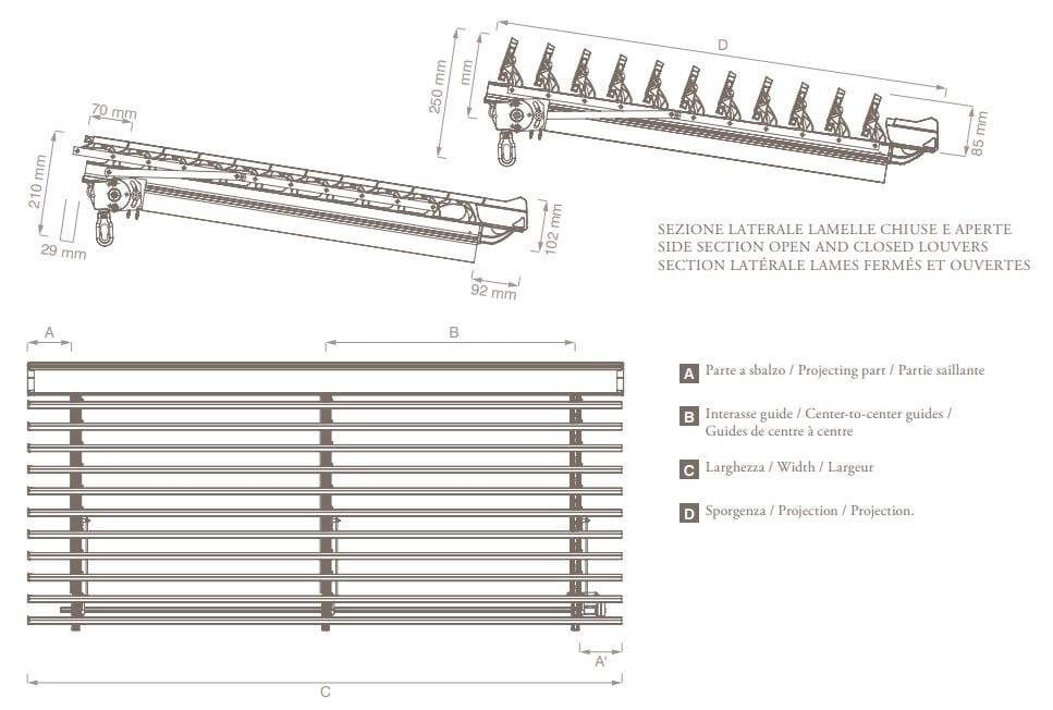 Алюминиевая пергола с поворотными пластинами Mv Line биоклиматические ARCH-00078771 - Вид №7