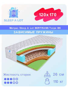 91124067 Матрас Bertrann Torpe BS 120x170 см зависимый пружинный блок STLM-0493852 SLEEP A LOT