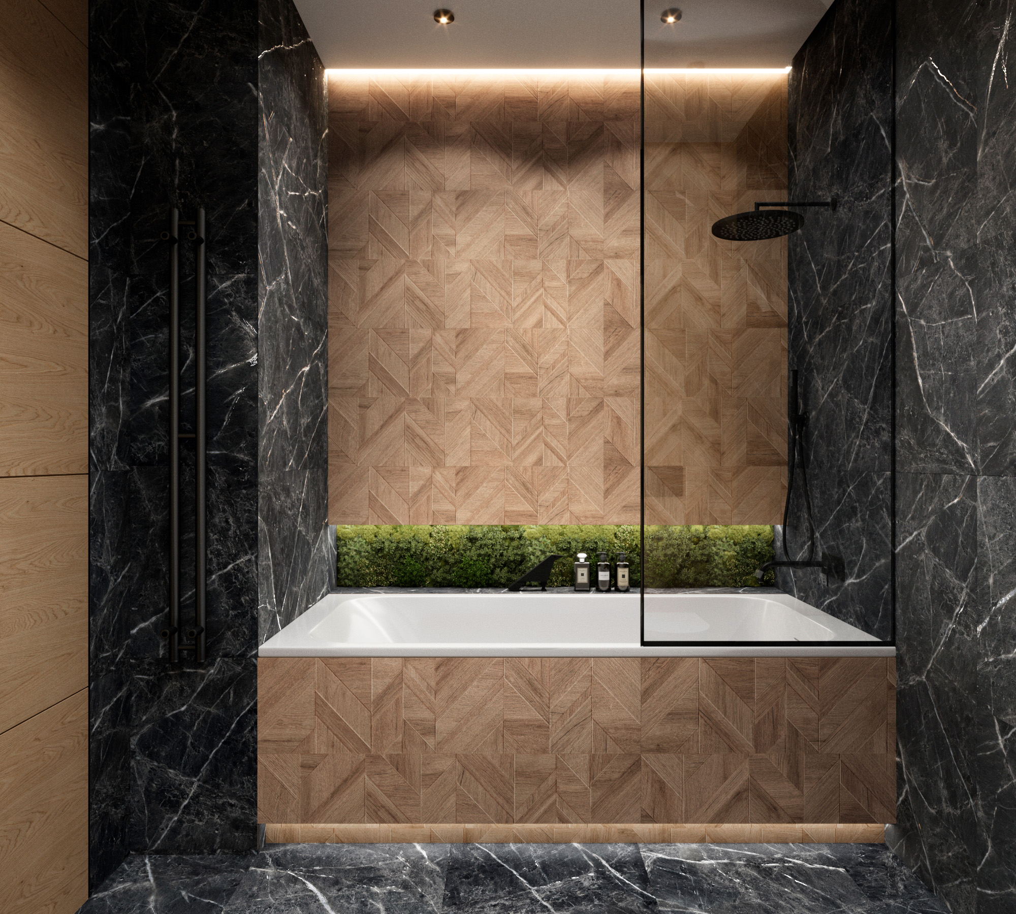 Керамогранит CASSERO NERO 60х120 Arcadia Ceramica CR4017-A - Вид №1