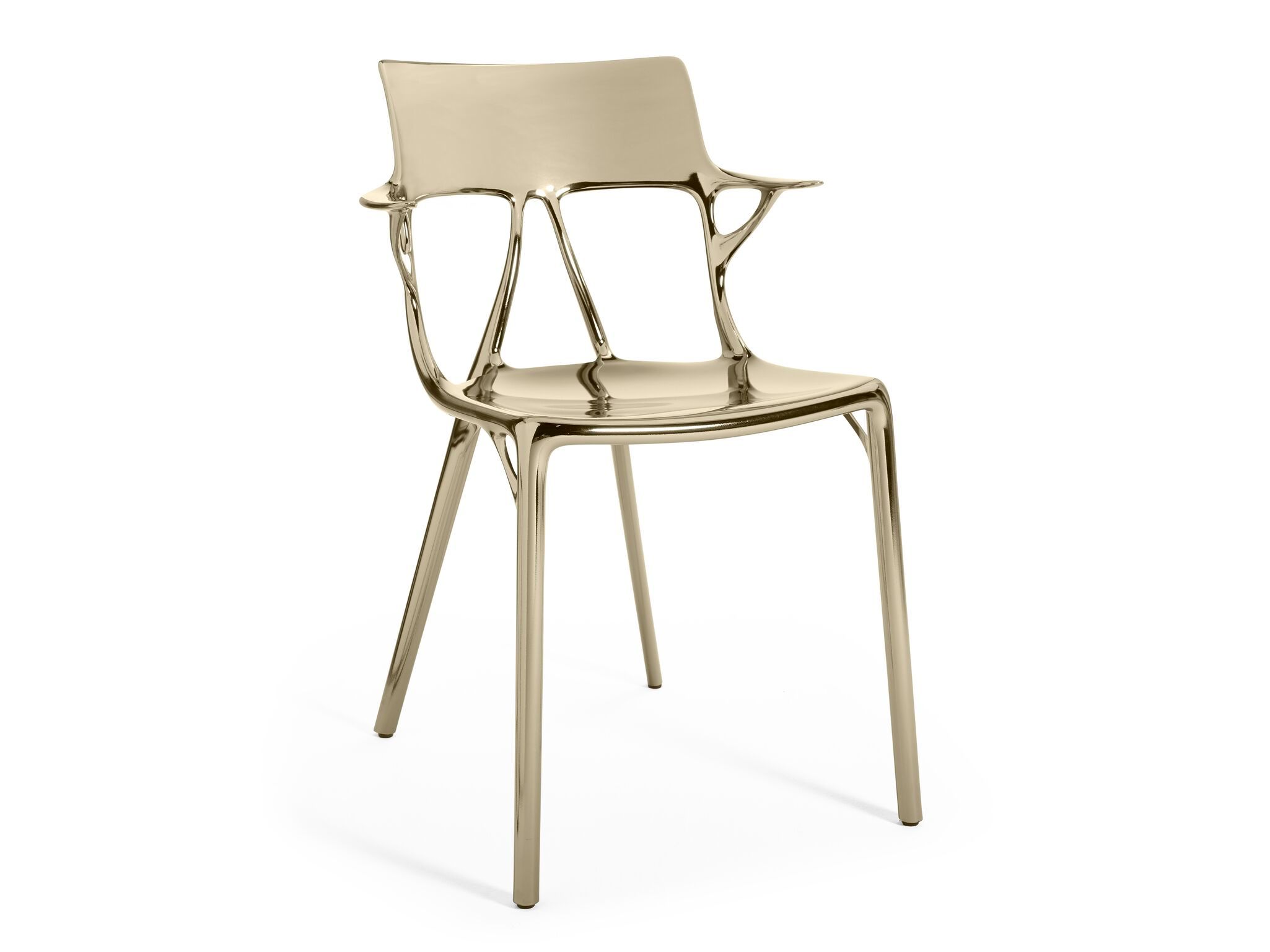 Стул из переработанного инженерного пластика с подлокотниками Kartell A. I ARCH-00030054 - Вид №62