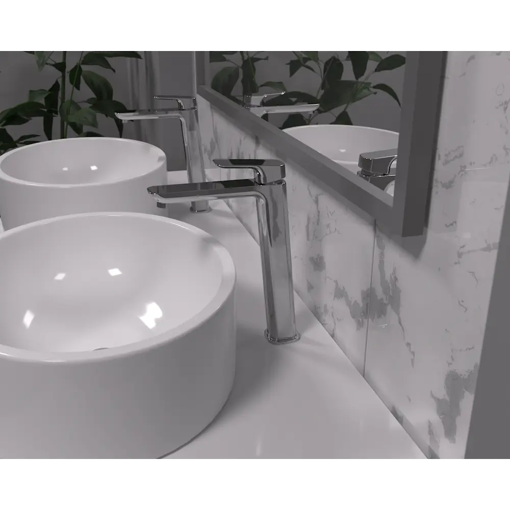 Смеситель для раковины Nove, высокий излив, цвет хром Paini STLM-2058822 - Вид №3