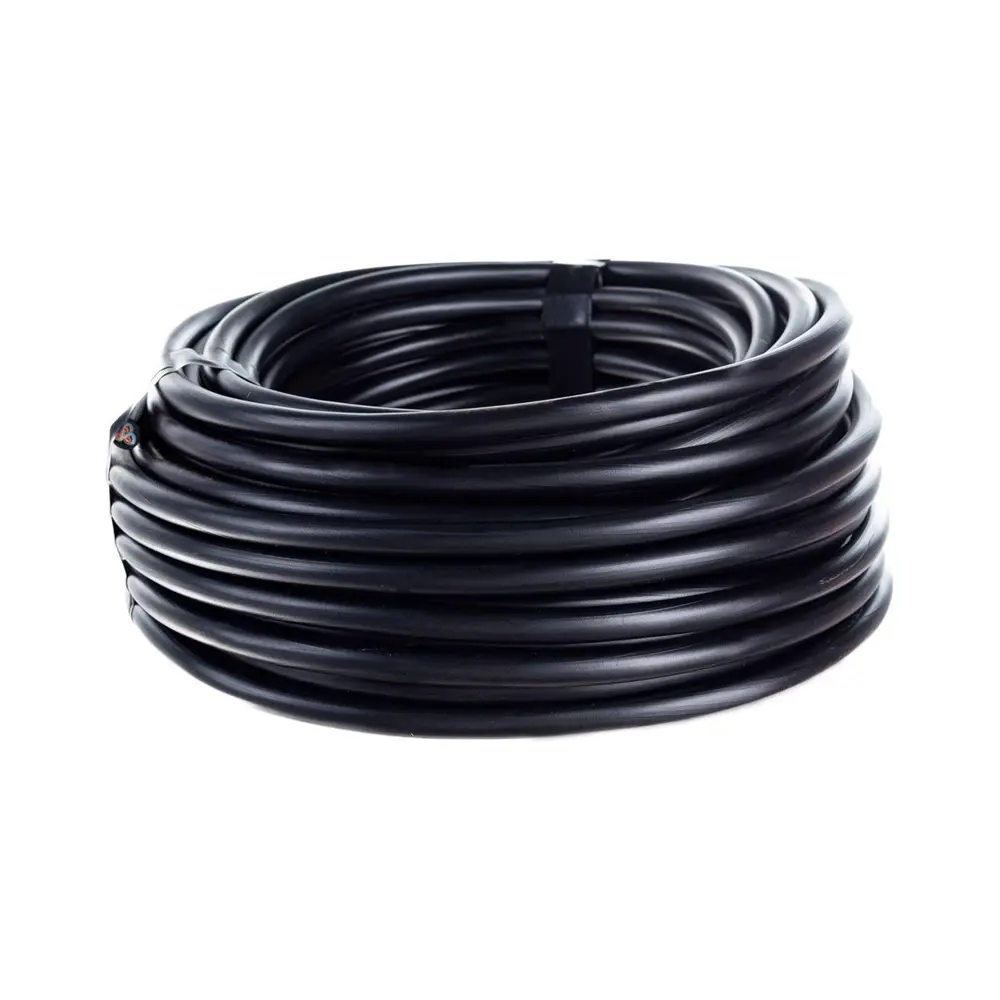 Электрический провод Угличкабель ПВС 3X2.5 20 м цвет черный STLM-2021287 - Вид №1