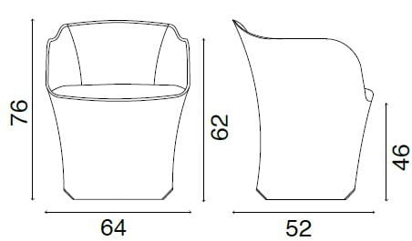 Кожаное кресло Fasem BONA ARCH-00029195 - Вид №11