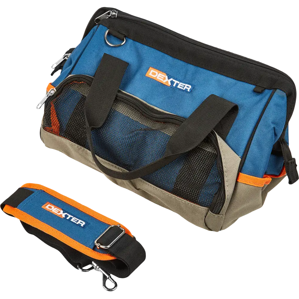 Сумка для инструментов с жестким дном Dexter AL-007 300x220x180 мм STLM-2037893 - Вид №4