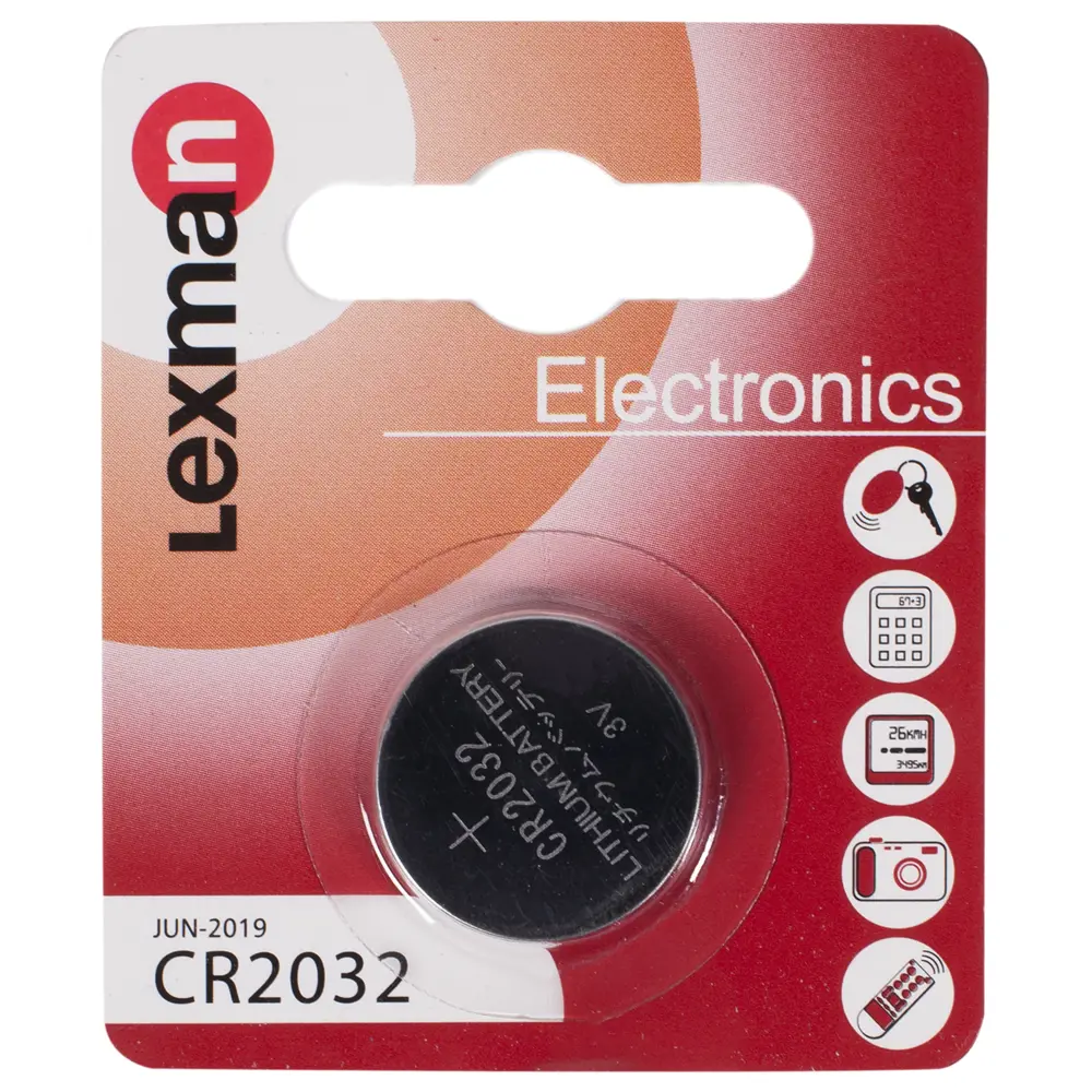 Батарейка литиевая Lexman CR2032 STLM-2090278