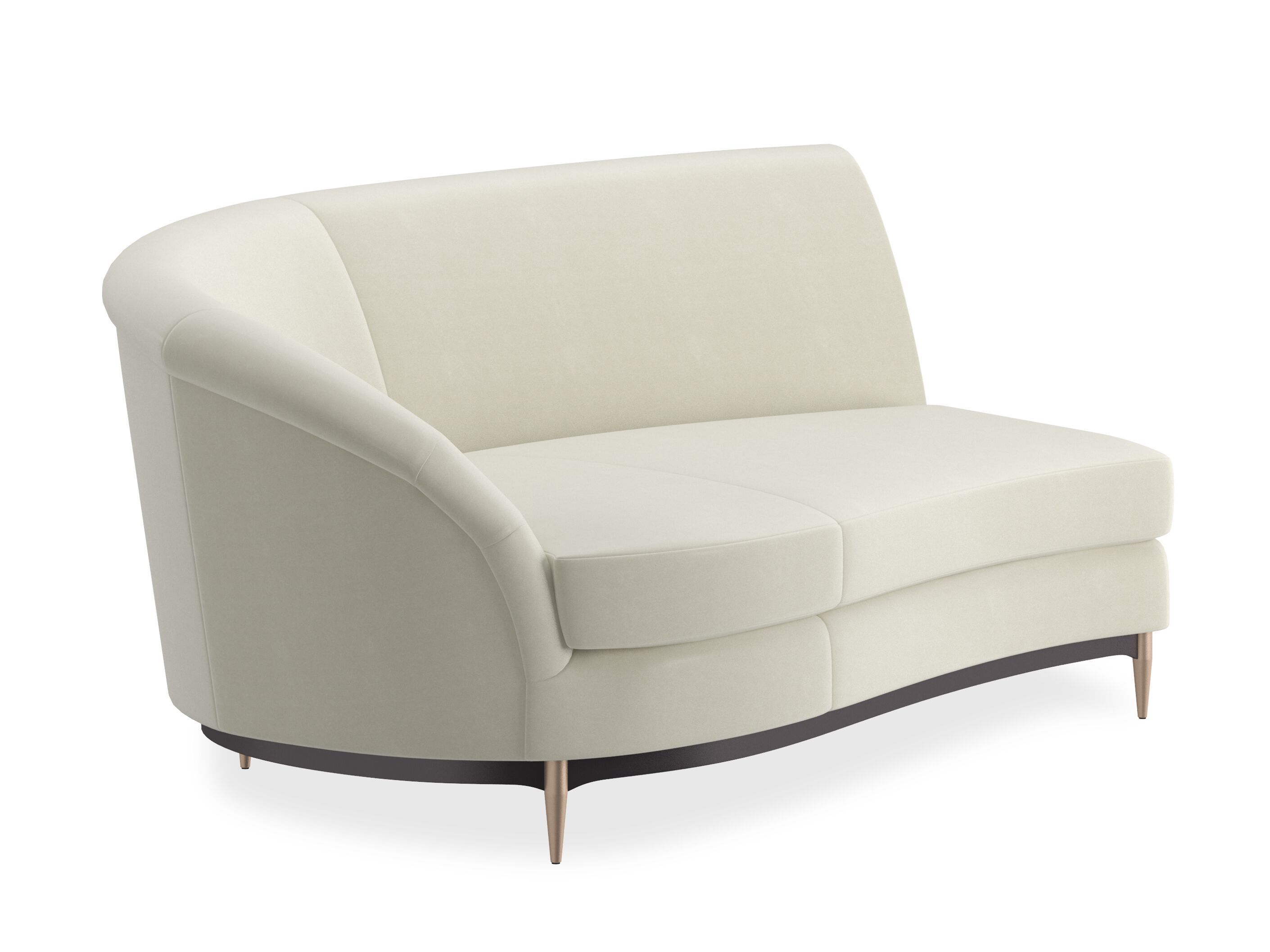 2-местный бархатный изогнутый диван Caracole Three'S Company Laf ARCH-00096575 - Вид №24