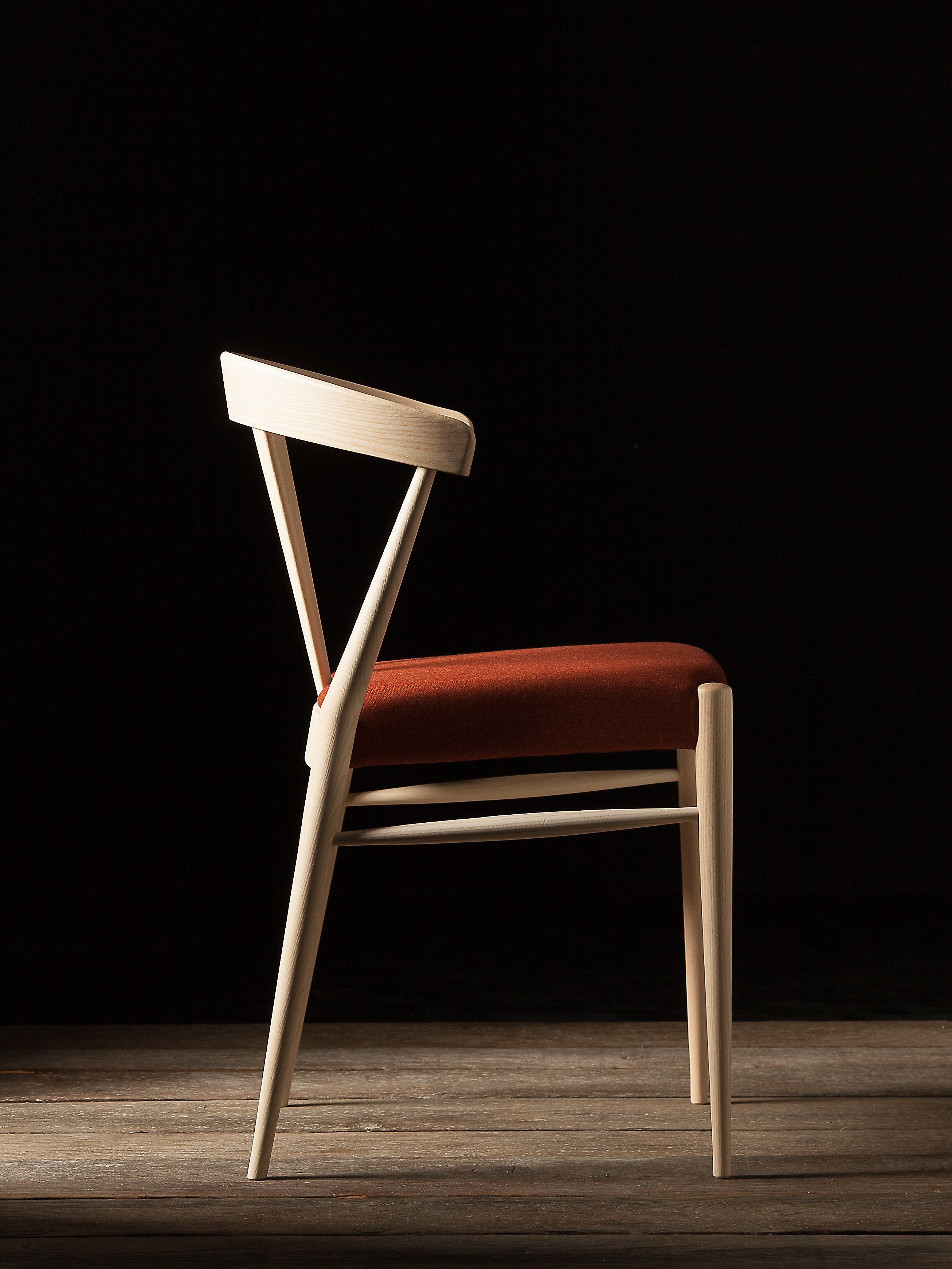 Мягкий штабелируемый стул Cizeta имбирь ARCH-00106870 - Вид №4