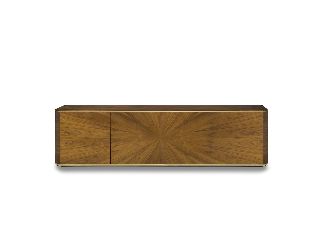 Деревянный шкаф для телевизора с распашными дверцами Hurtado Evolution ARCH-00137172 - Вид №7