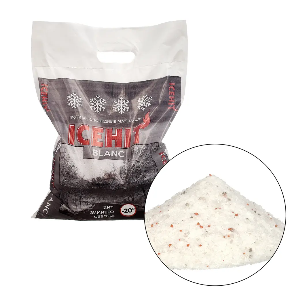 Противогололедные реагент Icehit Blank 8 кг Santreyd STLM-2098906