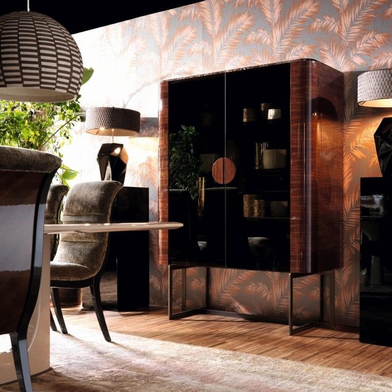 Витрина из дерева и стекла со встроенным освещением Grilli Йорк ARCH-00047454 - Вид №1