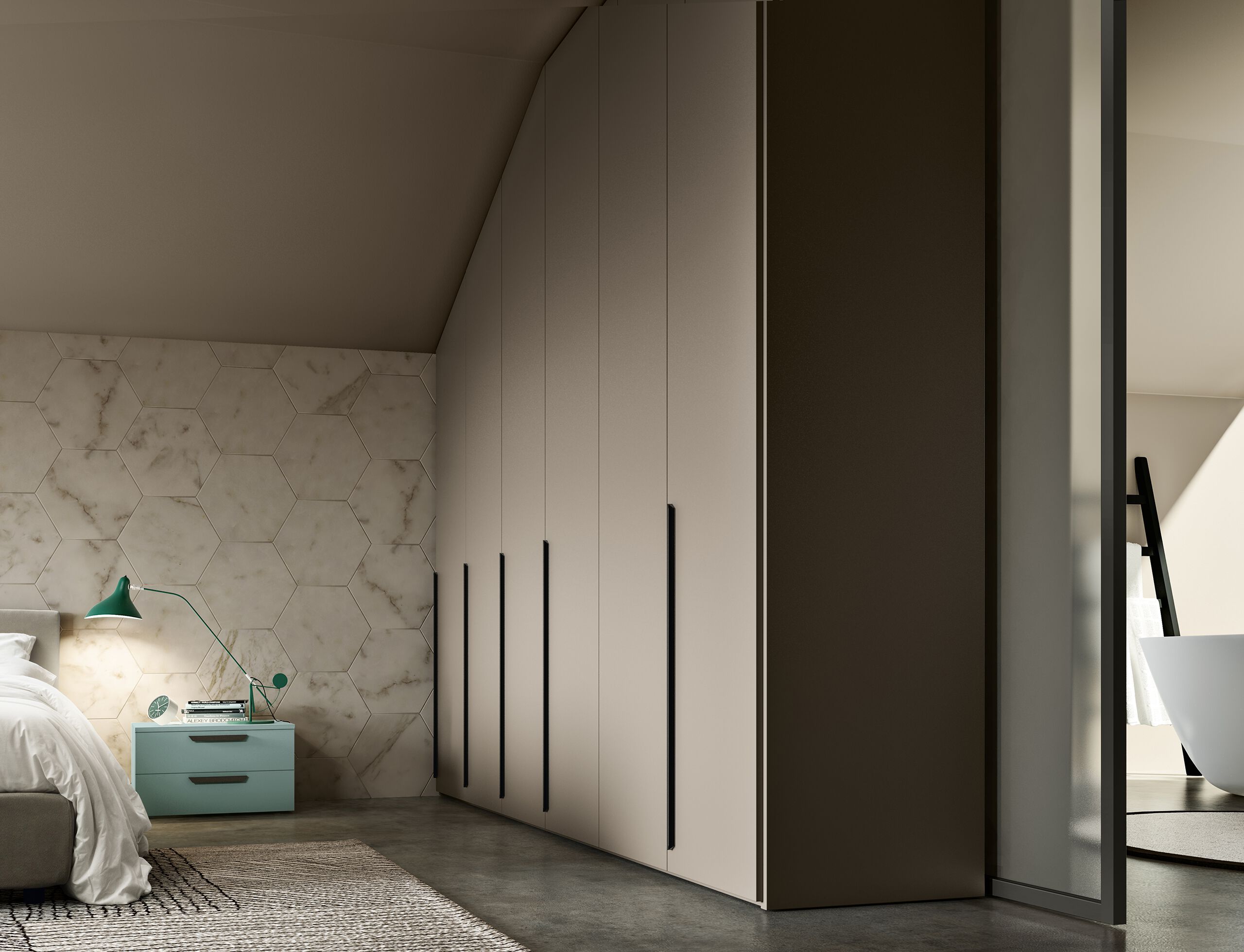 Мансардный шкаф для мансарды Adok Интермеццо ARCH-00135847