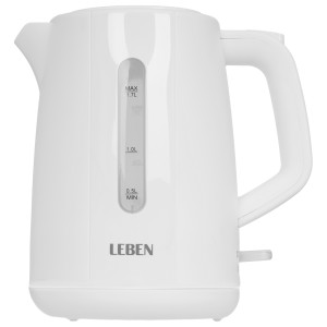 9237192 Электрочайник LEBEN 291-125 белый