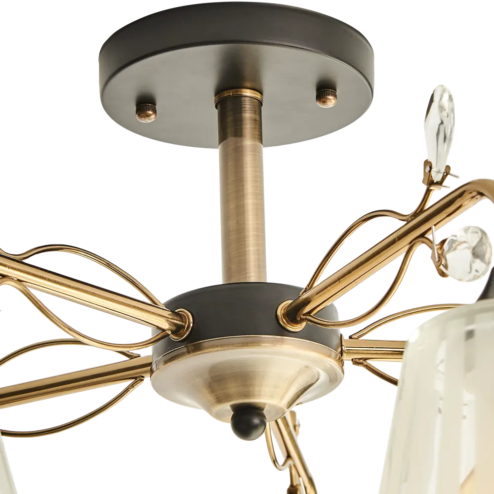 Люстра потолочная Wink Дарина A3453/5, 5 ламп, 15 м², цвет бронза/белый STLM-2199349 - Вид №4