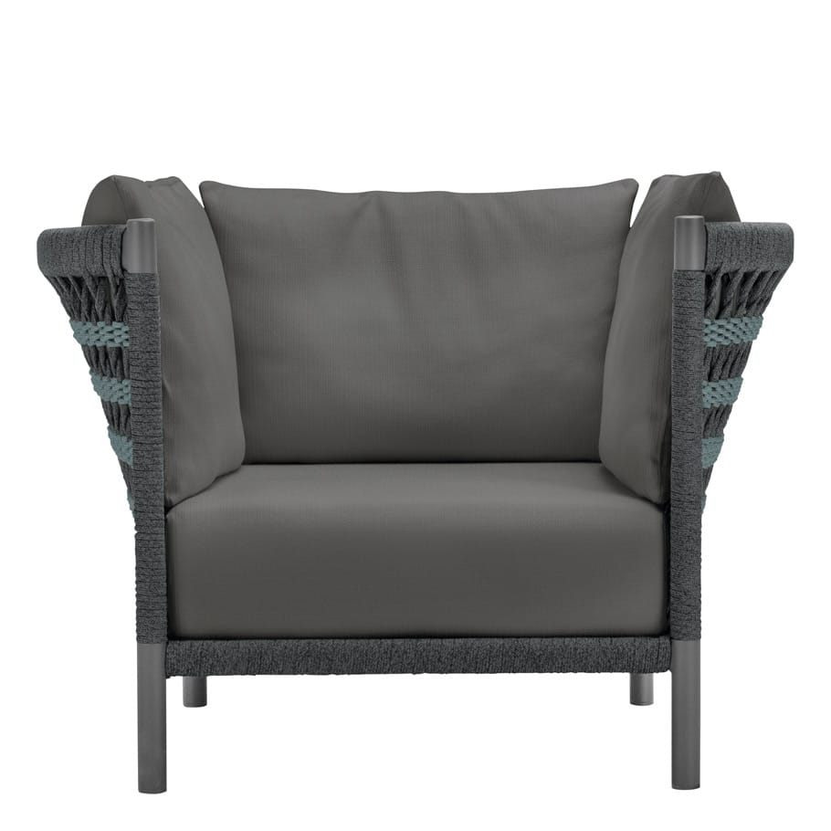 Кресло из морской веревки с подлокотниками JANUS et Cie Anatra ARCH-00073736 - Вид №22