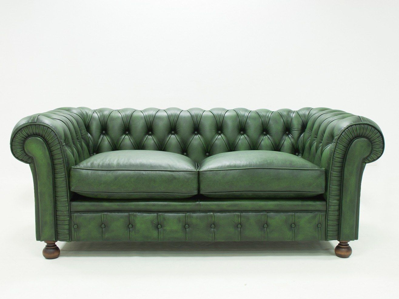 2-местный кожаный капитонный диван CREARTE COLLECTIONS Chesterfield Classic Origins ARCH-00042266 - Вид №7