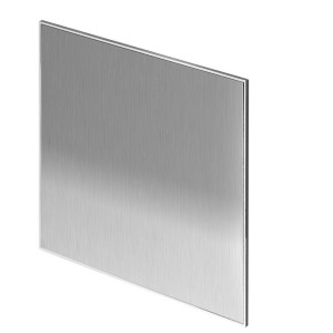 Панель декоративная для вытяжного вентилятора PTI100 KW ABS-пластик цвет нержавеющая сталь AWENTA