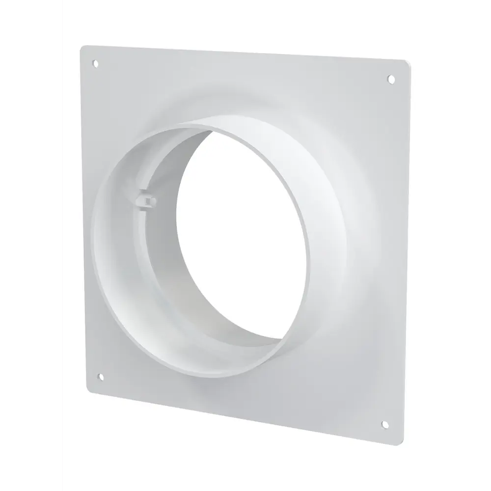 Пластина настенная с соединителем для круглых воздуховодов Fonet D100 мм пластик STLM-2014804 - Вид №1