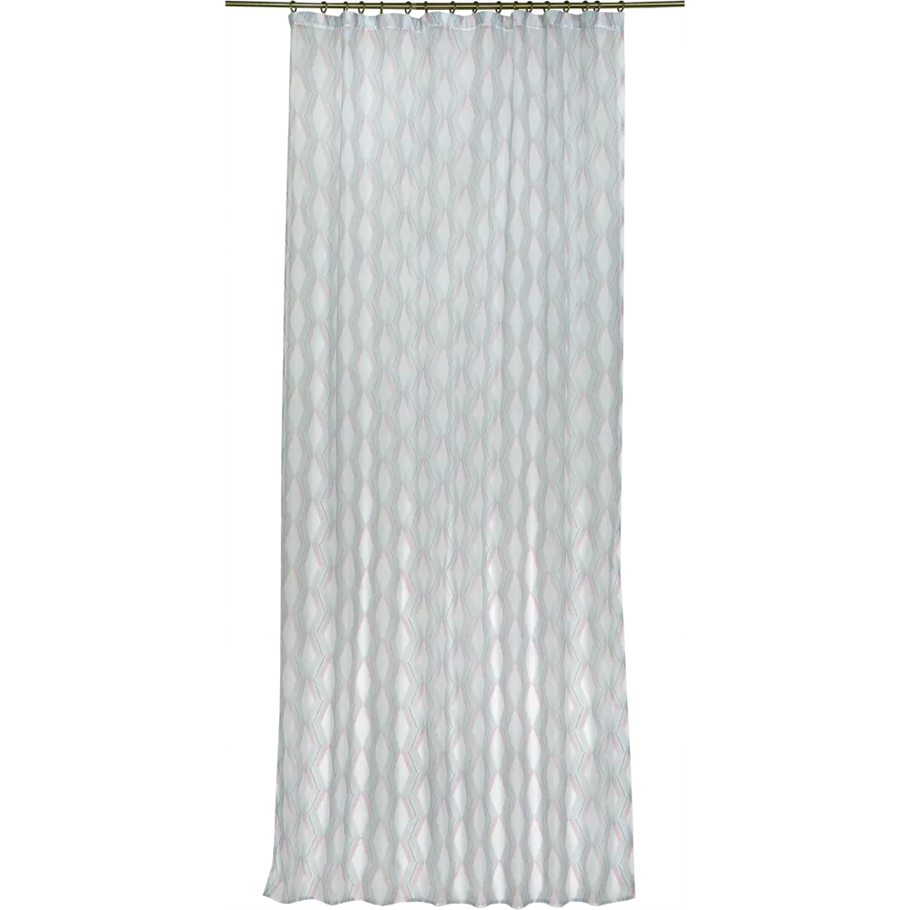 Тюль на ленте «Карлин Сканди», 250х260 см, цвет серый SEASONS STLM-2131884