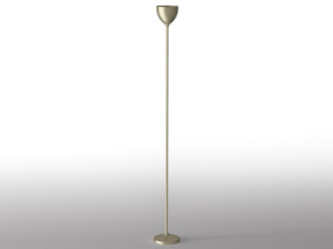 Стальная светодиодная напольная лампа