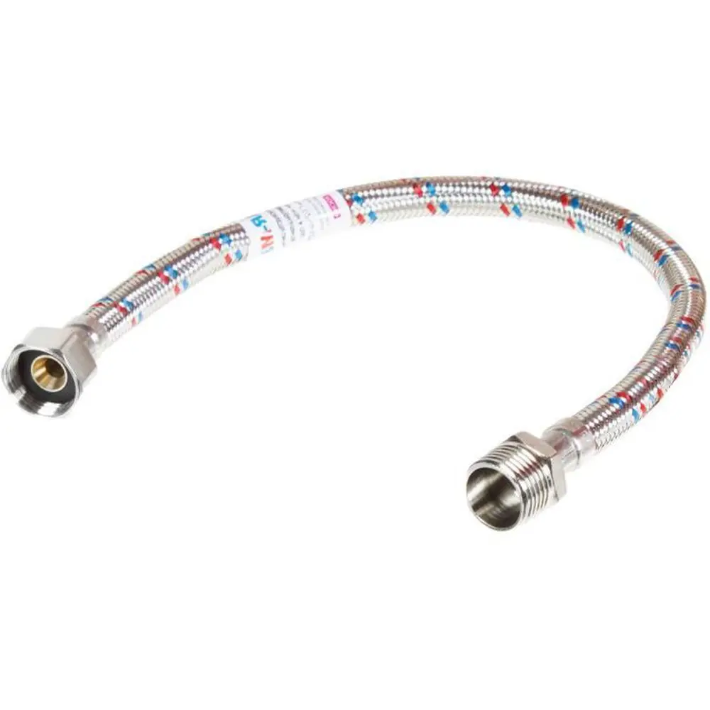 Гибкая подводка для воды Кит-Пром 1/2"x1/2" гайка - штуцер 40 см 12207586 STLM-2134474  - Вид №2
