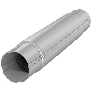 Труба соединительная D90 1000 мм цвет белый