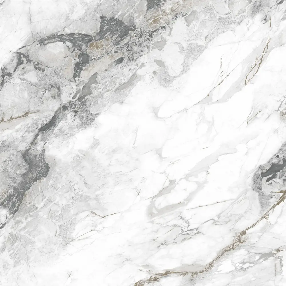 Глазурованный керамогранит Alma Ceramica Galapagos 07 60x60 см 1.8 м² матовый цвет белый STLM-2172907 - Вид №1