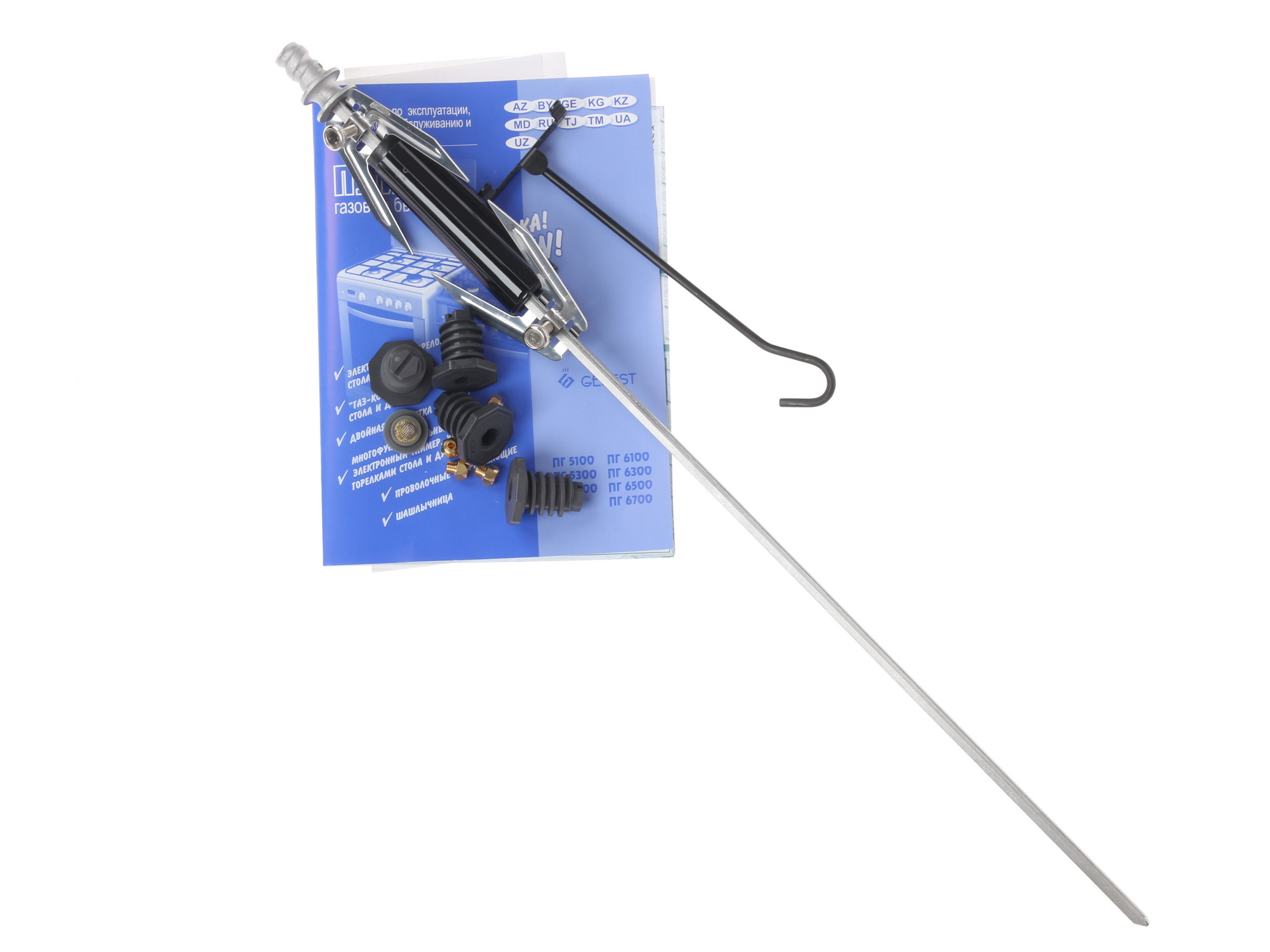 1089289 Газовая плита Gefest 5100-02 0068 серебристый STDN-0100805 - Вид №10