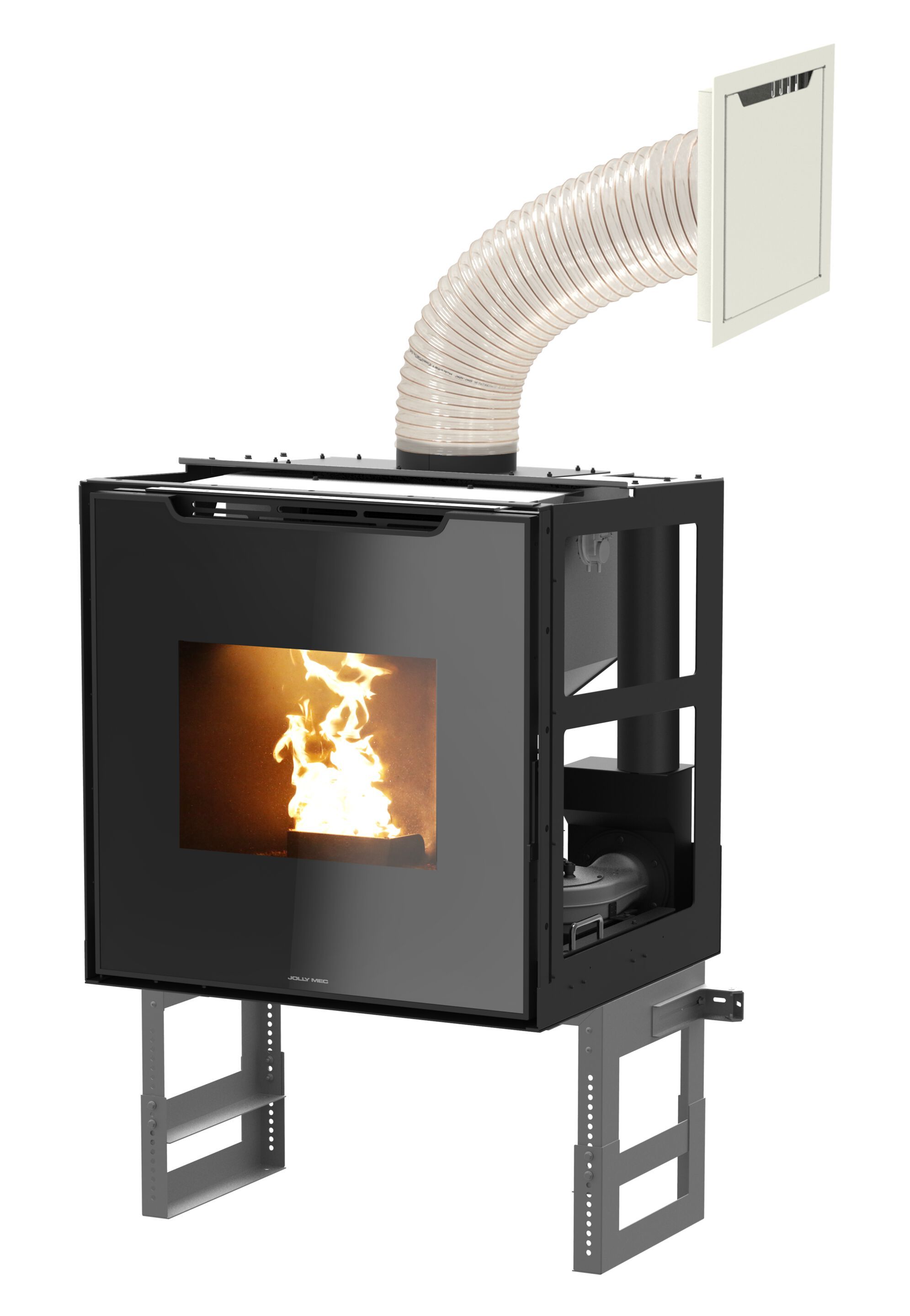 Вставка для камина на пеллетах Jolly Mec водяные системы ARCH-00114893 - Вид №4
