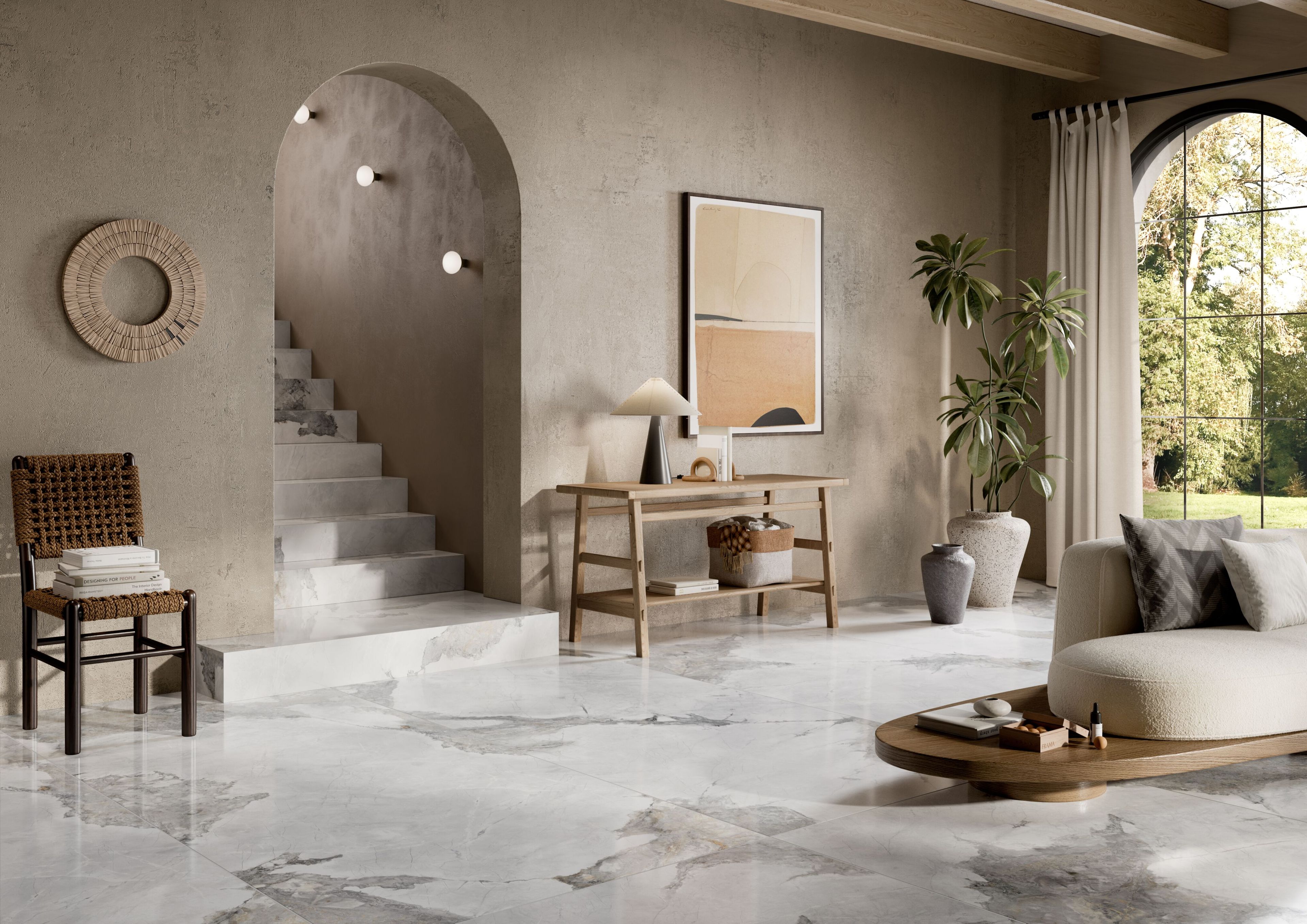 Пол / керамогранит с мраморным эффектом Ceramica Rondine INVISIBLE ARCH-00106333 - Вид №2