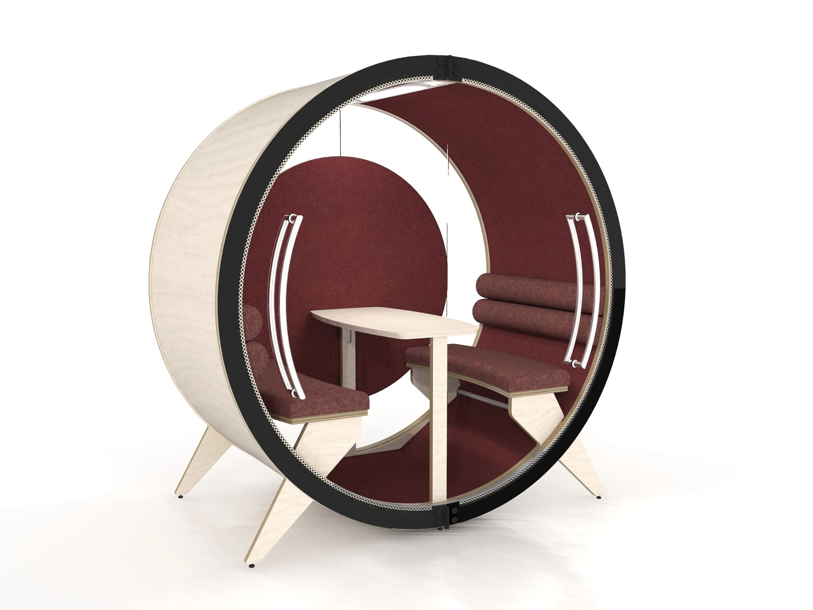 Акустическая офисная кабина с сиденьем BlockO.design BlockO FOUR QUIET ARCH-00037141