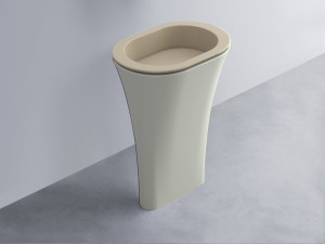 AMLA65-AV+AMPILO-AV+AMCOLO-PM Раковина Amedeo Ovale отдельностоящая cielo Enjoy + Amedeo