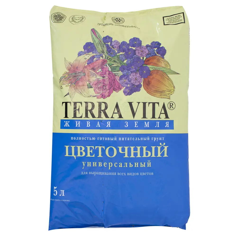 Грунт для цветов «Живая Земля» 5 л 18482407 STLM-2094204 Santreyd 