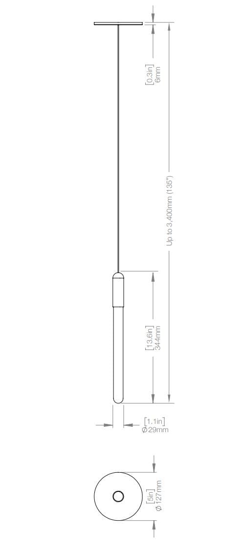 Опаловое стекло светодиодный подвесной светильник Matthew McCormick CASCADIA ARCH-00113373 - Вид №11