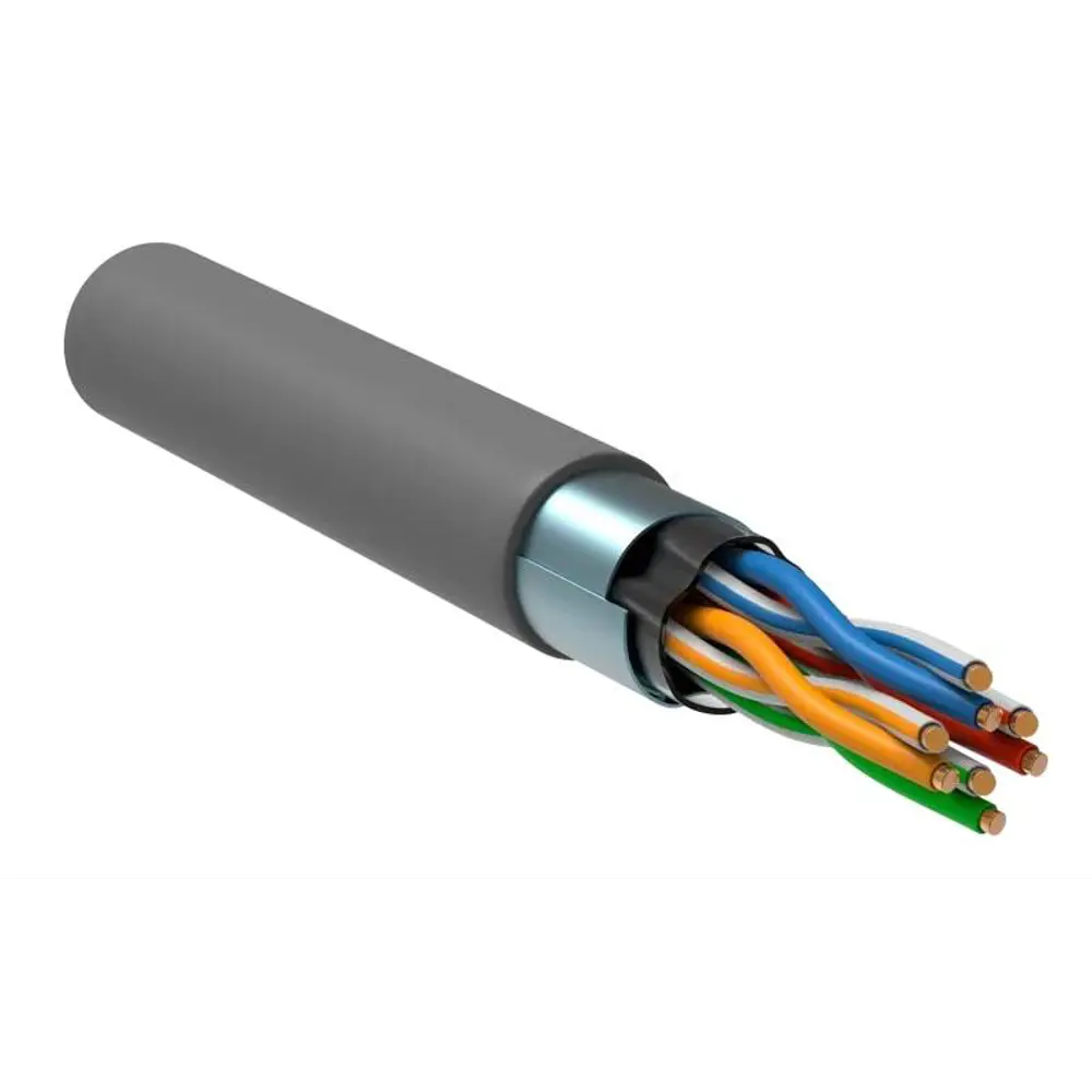 Кабель витая пара ITK F/UTP 4x2x24 AWG PVC цвет серый Santreyd STLM-2092338