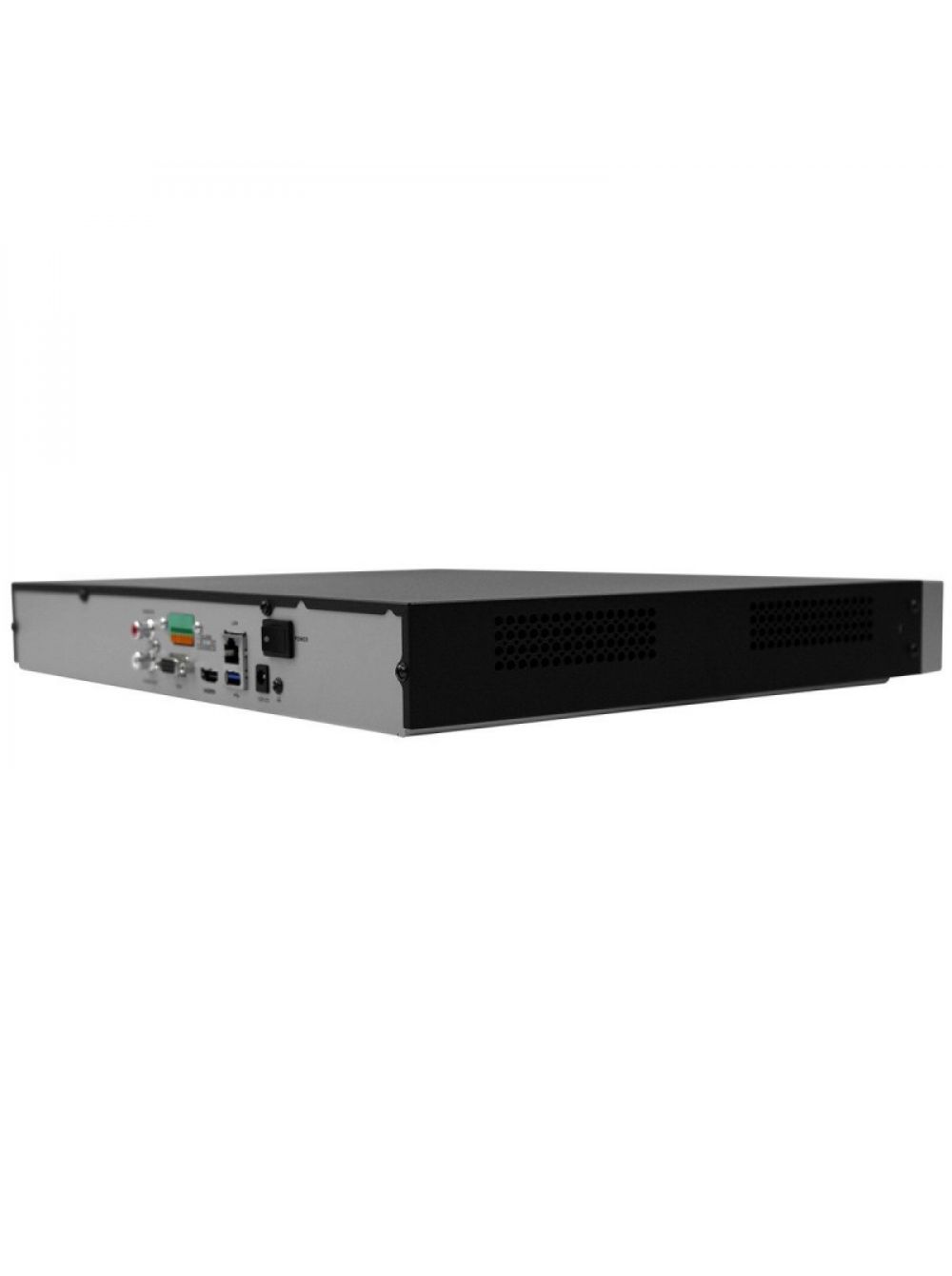 DS-7616NI-K2 16-ти канальный ip-видеорегистратор, видеовход 16 каналов, аудиовход 1 rca, видеовыход 1 vga 1080р, 1 hdmi 4к, аудиовыход 1 rca, вх поток 160мб/с, исх поток 160мб/с, разрешение записи до 8мп, синхр.воспр. 2 канала@8мп, 2 hdd 6тб, трев 4/1, 1 Santreyd  - Вид №2