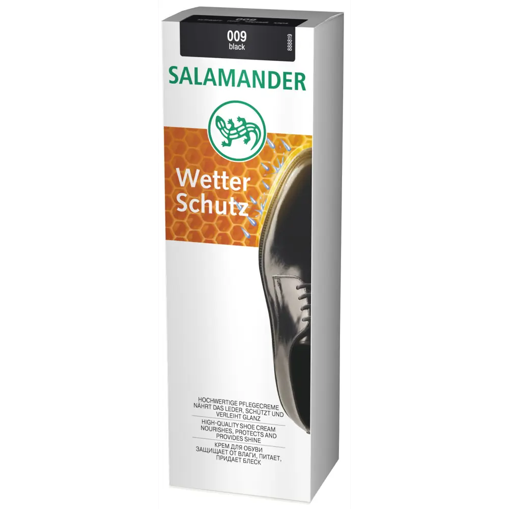 Крем для обуви Salamander Wetter Schults для гладкой кожи 75 мл цвет чёрный 82454564 STLM-2105636 