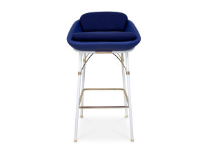 Высокий тканевый садовый стул