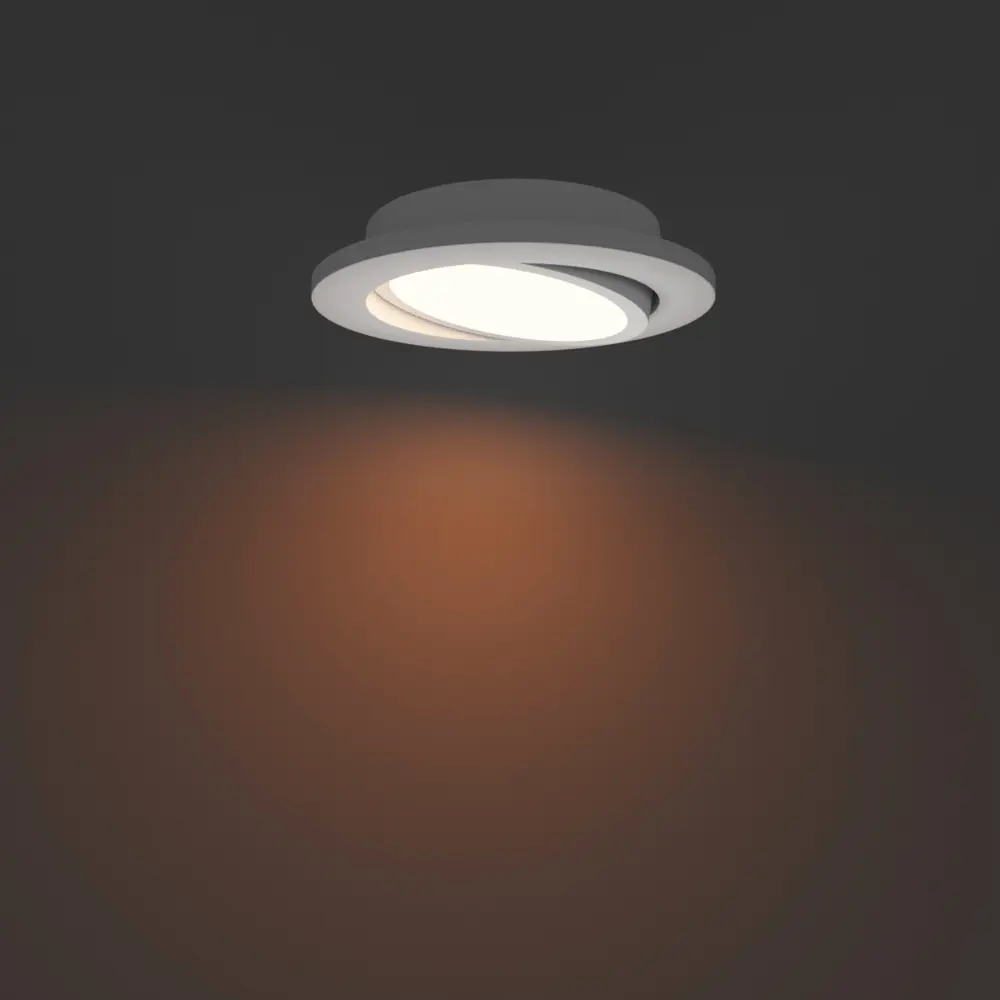 Спот встраиваемый светодиодный, 5 Вт, 375 Лм, 3000 К, круг, белый LUMIN ARTE STLM-2205682