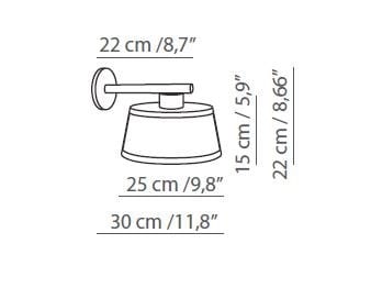 Ткань настенный светильник Tooy Lilly ARCH-00134968 - Вид №1