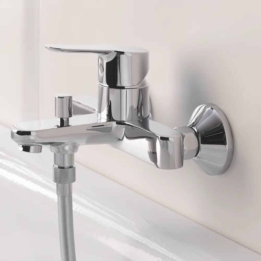 Смеситель для ванны Grohe Start Edge однорычажный цвет хром STLM-2027669 - Вид №6