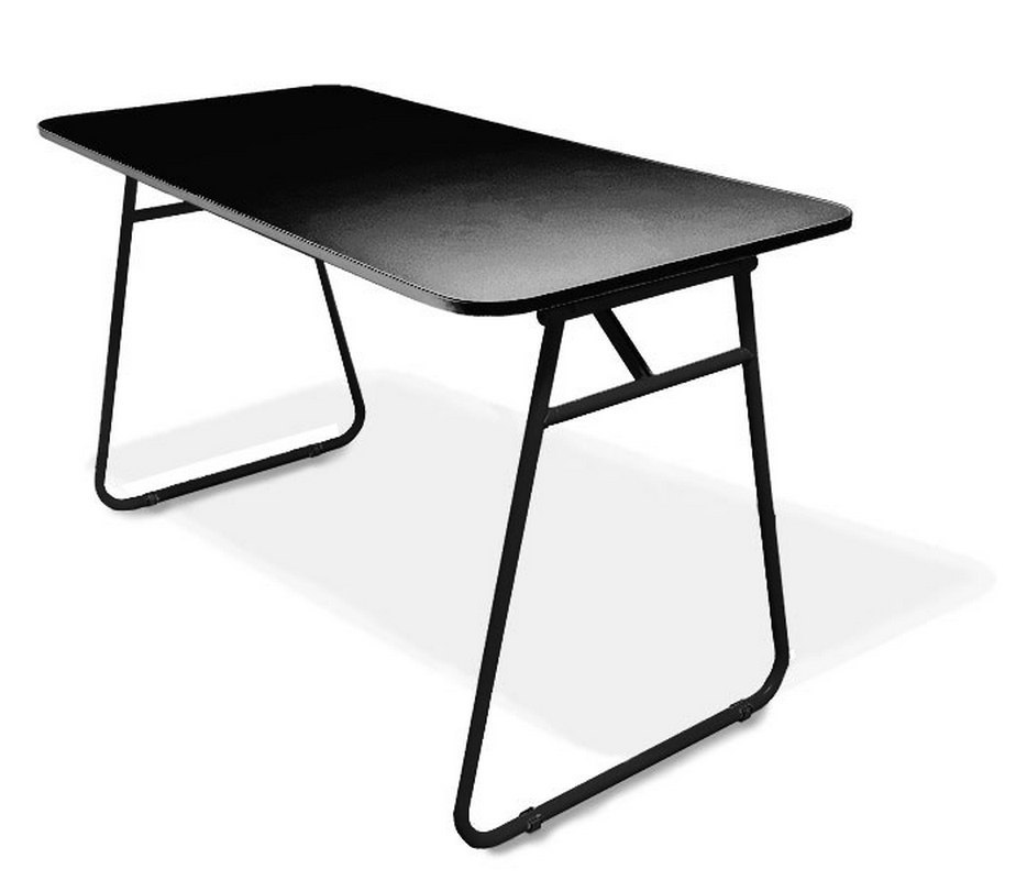 90557336 Кухонный стол Плияж прямоугольник 60x120 см ЛДСП цвет черный STLM-0280755 СТОЛМЕТ