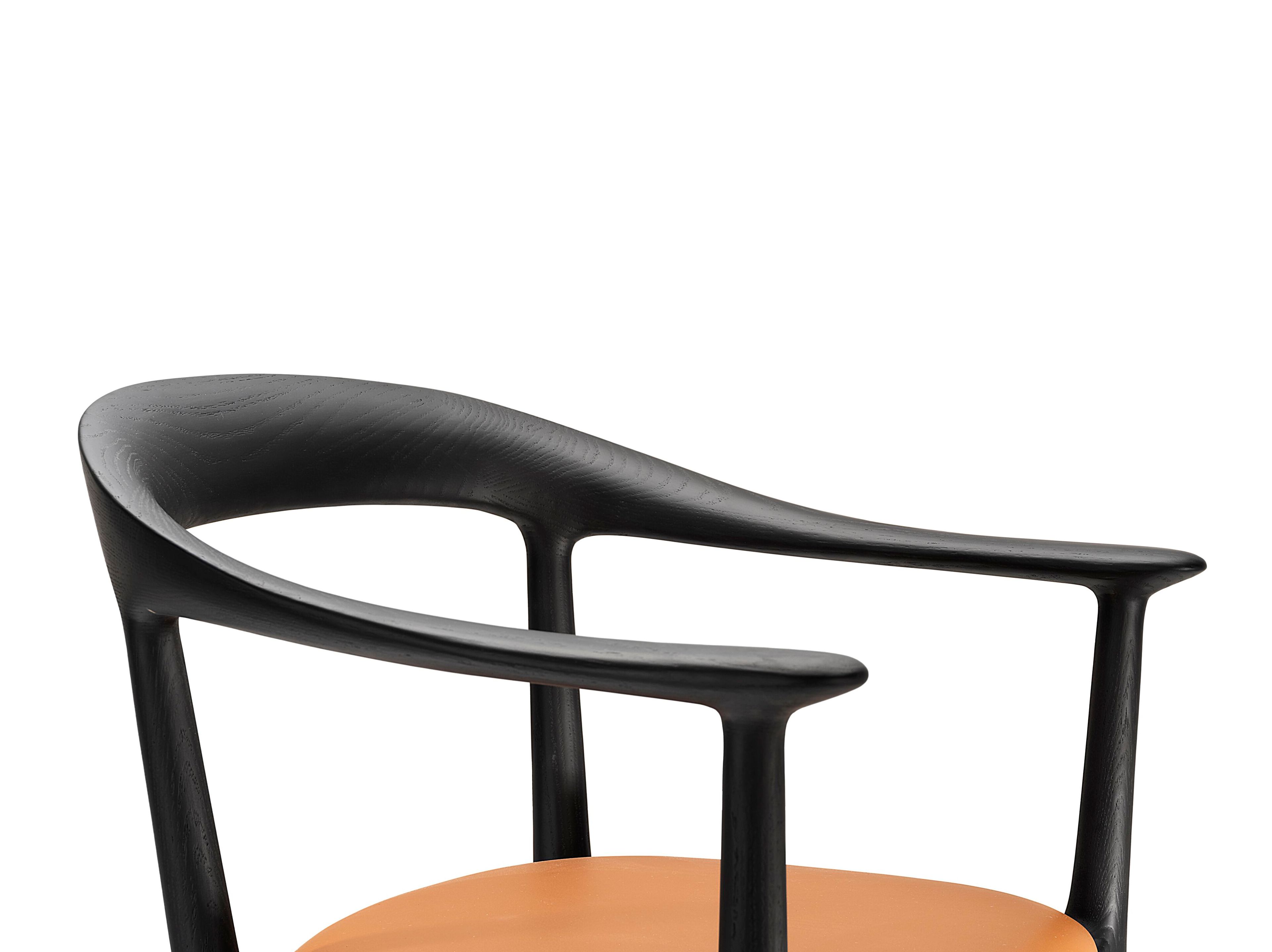 Деревянный стул с подлокотниками HC28 maison MEMORY ARCH-00085313 - Вид №2