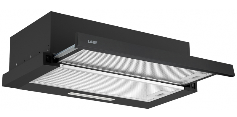 9185530 Вытяжка телескопическая LAUF LUNA 500 черный/черный STDN-0139505