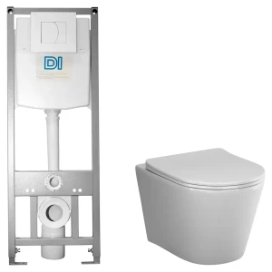 Комплект инсталляции Di с безободковым унитазом AM.PM Flash